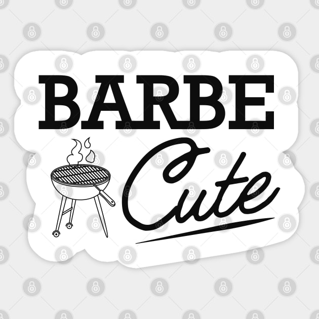 Grill - Barbe Cute Sticker by KC Happy Shop